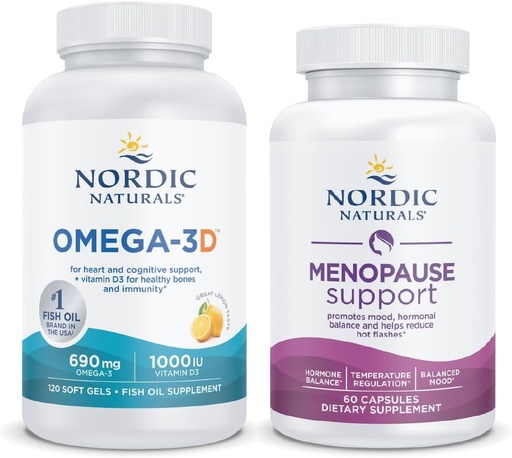 [BRSROBQKCEMGYGTL] Nordic Naturals Starter Pack - Menopause Support and Omega-3D