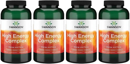 [BRSWGAANDIPQGYDH] Swanson Ultra High Energy Complex 270 Capsules (Pack of 4)