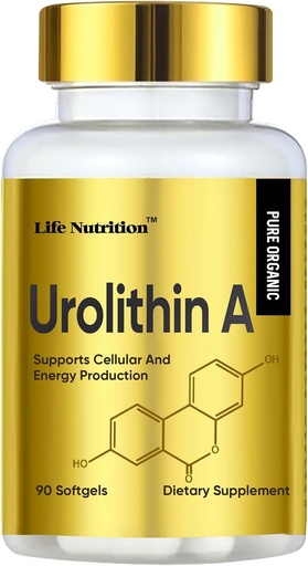 [BRSRAHDYPIFR4GTJ] 90 Count Softgels 1000MG Urolithin A +, Advanced Cellular Health & Vitality, ABŞ