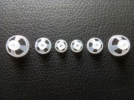 [BRSWGYIPO4GRO3LB] Entzute-laguntzako Ear Piece Open Domes Set 6mm/9mm/12mm (3 bikote) Eroso PSAP (soinu-anplifikatzaile pertsonalak) Ear Tips Invisible, Perfect for Open Air (Open fit), RIC izan ezik