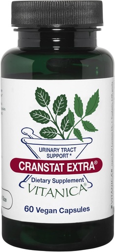 [BRSWIYQGPIPWAHLI] Vitanica Cranstat Extra, Urinary Tract Support, Vegan, 60 Capsules