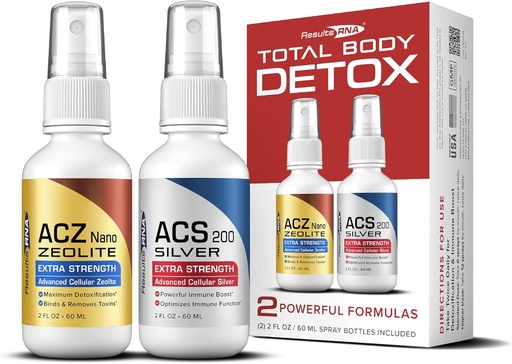 [BRSWKGY3CABQ4CD4] Eredmények RNS - Total Body Detox Extra Strength System - ACS 200 Silver & ACZ Nano Zeolite klinikailag bizonyított Detoxify & Boost Immunity. Ajánlotta az orvosok Worldwide (2 oz - 30 nap)