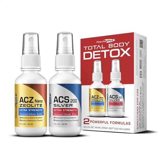 [BRSWKGY3CABQ4CD4] Results RNA – Total Body Detox Extra Strength System – ACS 200 Silver & ACZ Nano Zeolite are Clinically Proven to Detoxify & Boost Immunity. Recommended by Doctors Worldwide ( 2 oz - 30 day)