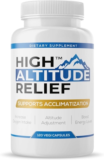 [BRSWGZTRDEPGMCY7] High Altitude Relief (120 ct.) - Colorado's #1 Product for Altitude Sickness Prevention, Reduce The Effects of High Altitude, Arrives in 2-3 Days, Made in The USA