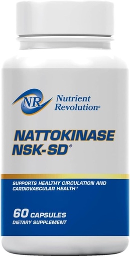 [BRSROBAPAEJR6GTA] NSK-SD Nattokinase - Cardiovascular Support - High Potency Nattokinase Supplement - Optimizes Circulation, Non-GMO, Vegetarian, JHFA & JNKA Recognized - 60 Ct