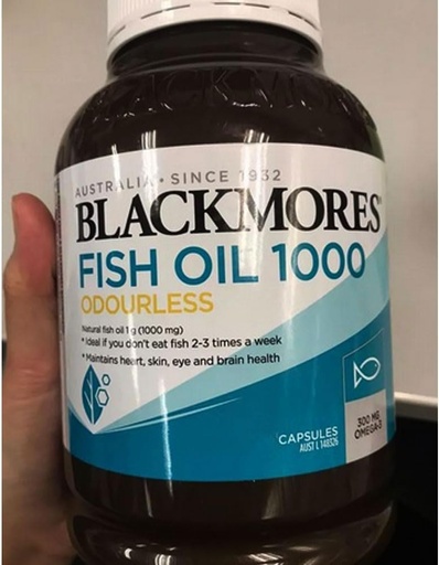 [BRSWKZ36C4DBG2DO] Blackmores Odourless Fish Oil 1000 60 Capsules.(Honest Succeed)