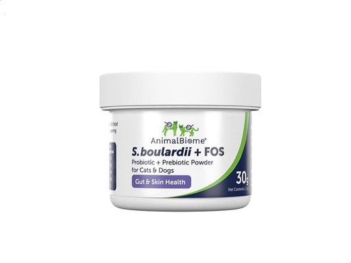 [BRSROBAPBABRO3DV] AnimalBiome S boulardii + FOS pentru pisici și câini Probiotic Prebiotic - 30g