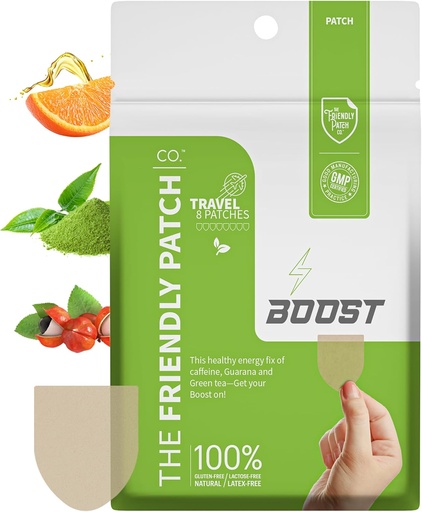 [BRSROBIDOUCRQHT4] The Friendly Patch Boost Patch - Travel 8 Pack.