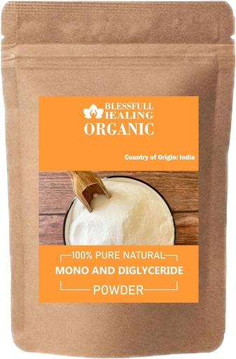 [BRSRAYIFCQHAYC37] Organik Mono ve Diglyceride Toz %100 Saf Doğal 100 Gram / 3.52 oz