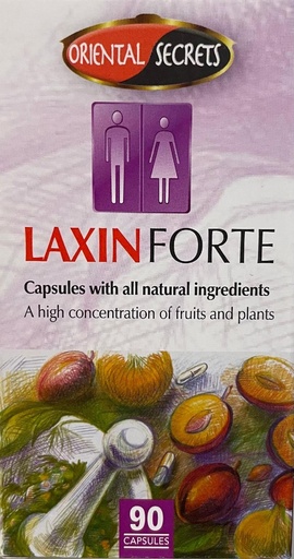[BRSRAFIBBYMRSG3X] Laxin Forte Regular Bowel Movement 90 Capsules Kosher