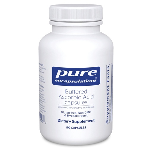 [BRSWGFAQCUPBQALO] Pure Encapsulations Buffered Ascorbic Acid Capsules | Vitamin C for Sensitive Individuals* | 90 Capsules