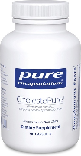 [BRSWIY34CUCWCHLI] Pure Encapsulations CholestePure ← Suplemento para apoyar la salud cardiovascular, la función de la enzima y el metabolismo de la lipid*