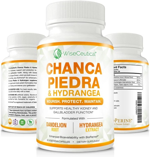 [BRSWGHANCAMQAE3B] Max Ward Chanca Piedra, Hydònia i Dandelion Root - Natural Kidney i Galbladder fórmula - Breaker, Impèries, clares Urinary Tract - Millorades amb biodePerine. 60 Capelles de Vieggie.