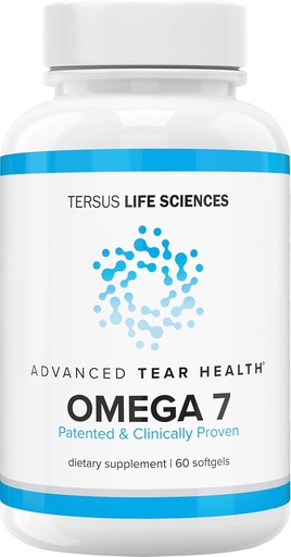 [BRSWYEL5CAIA4CT2] Cardia 7: Tear Health - 60 Count - Advanced Dry Eye - Omega7 Natural - Dry Eye, Tear Quality və Soothes Irritation ilə yardım