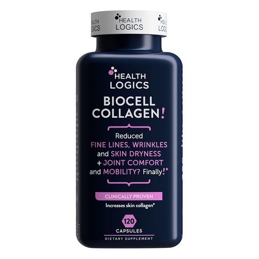 [BRSWIFQCAUGGCFLA] Health Logics BioCell Collagen Joint and Skin Care 120 Capsules