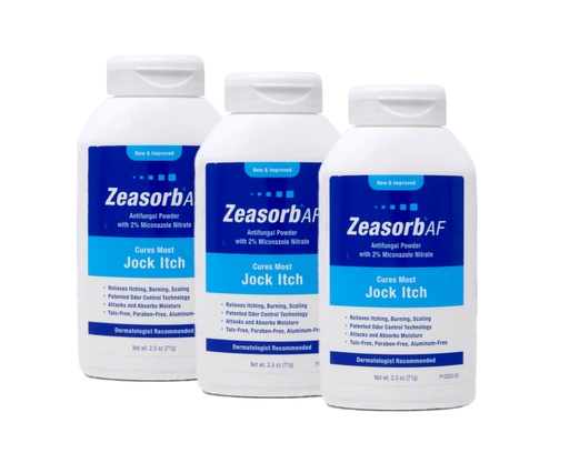 [BRSWI2Y6OB6GE3DG] Zeasorb Antifungal Treatment Powder, Jock Itch 2.5 Oz (3 Pack)