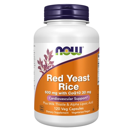 [BRSWIY32BQMBWH32] NOW Foods Red Yeast Rice & Coq10, 120 Vcaps