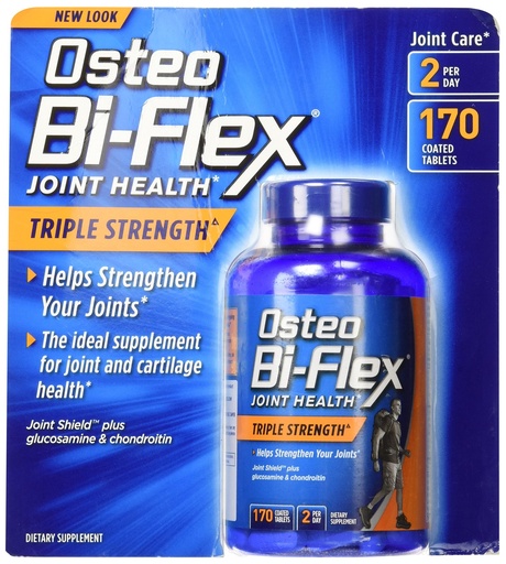 [BRSWIEDYPMEGKDQ7] Osteo Bi-Flex Triple Strength - 170 Caplets