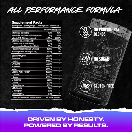 [BRSROGABOJ6WGAA2] KILO LABS BCAA Powder | Thirsty BCAA & EAA Intra Workout Powder and Electrolyte Hydration Drink | Supports Endurance & Muscle Growth, 12.8g of Total Amino's | 25 Servings