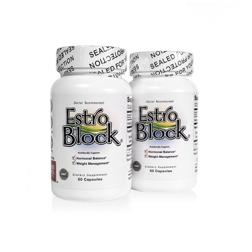 [BRSWGYINAQNG23TL] Estroblock - 2-Pack 120 Capsules Total - DIM & Indole 3-Carbinol for Natural Hormonal Hormone Balance, Acne - Anti Toxic Estrogen Aromatase Inhibitor Blocker. Vegan,Soy-Free, Dairy-Free, Non-GMO (2)
