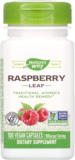 [BRSWIYTYO4GQYEQZ] Nature's Way - Red Raspberry Leaves, 450 mg, 100 Capsules