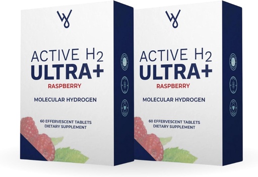[BRSWGHDYCUOQIFAU] Active H2 Ultra+ Hydrogen Water Tablet, Natural Raspberry. Optimize Health, Support Immunity, and Balance Antioxidants with Benefits of Molecular Hydrogen 120 Servings