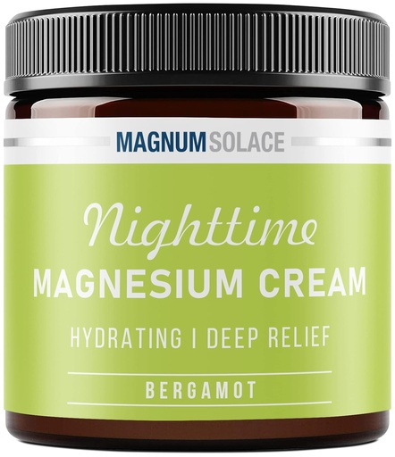 [BRSRMHQEPMCGKHL3] Magnézium krém - Topical Magnézium Losion for Nighttime Relief for Leg Cramps, Alvási és Izomfájdalom - Biztonságos gyerekeknek (Bergamot)