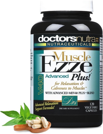 [BRSRMYATBUGR6G3O] Muscle Ezze Plus - Uso del día o de la noche - Sin gluten - 120 Veg.
