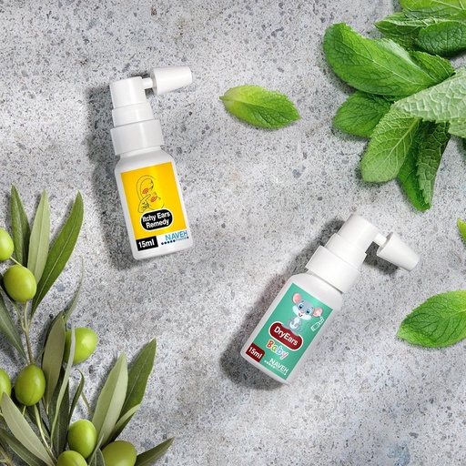 [BRSROBT4CMIWG3TP] NAVEH PHARMA Orejas Remedy Ear Cleaning and Itch Relief (0.5 fl oz) + NAVEH PHARMA Orejas Secas Baby - Swimmers Ear Drops Spray (0.5 fl oz)