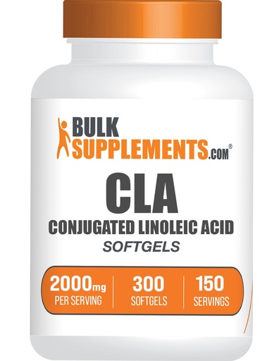 [BRSWIGQICB6BMDDU] BulkSupplements.com Conjugated Linoleic Acid Softgels - CLA Supplements, CLA 2000mg, CLA Safflower Capsules, CLA Pills - 2 CLA Softgels per Serving, 150-Day Supply, 300 Softgels