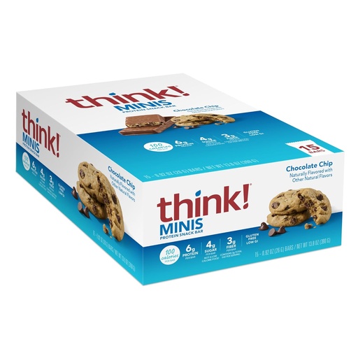 [BRSRAYAZBYHBMD3P] think! Minis, Chocolate Chip, 15 Count