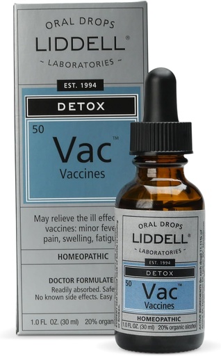[BRSWIY37AIIRMCDE] Liddell Homeopathic Vaccine Detox Oral llança: 1 Oz