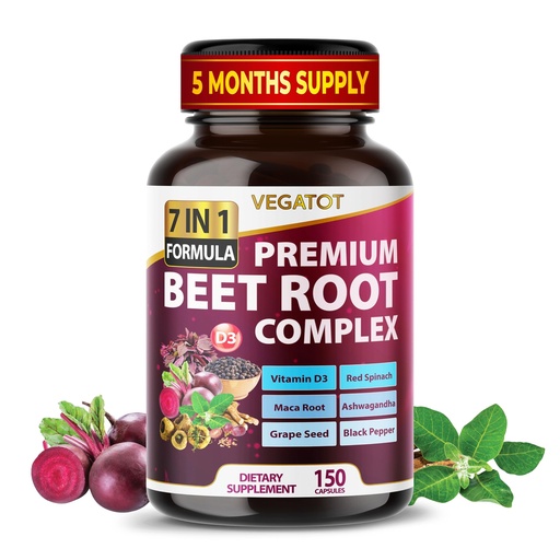 [BRSRMZDYB4CWM2D7] Concentrated with Ginseng Maca Root Ashwagandha - Energy Stamina Immune Support (150 Count (Pack of 1))