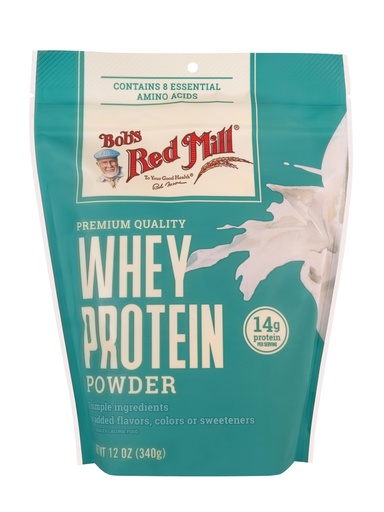 [BRSWIYQ6AAIBECLA] Bob's Red Mill All Natural Whey Protein Powder, 12 Ounce
