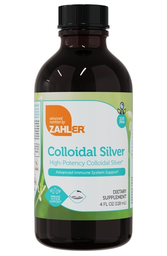 [BRSROCAEOQCQOFD6] Zahler's High-Potency Colloidal Silver, Advanced Immune System Support, 4 FL OZ.