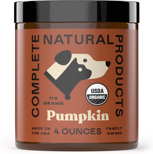 [BRSROYANDIIAYHT5] Complete Natural Products Organic Pumpkin Powder for Pets - 4oz - Pure Organic Pumpkin Powder