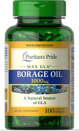[BRSWIZT3CEDR23TU] Puritans Pride Borage Oil, 1 Gram