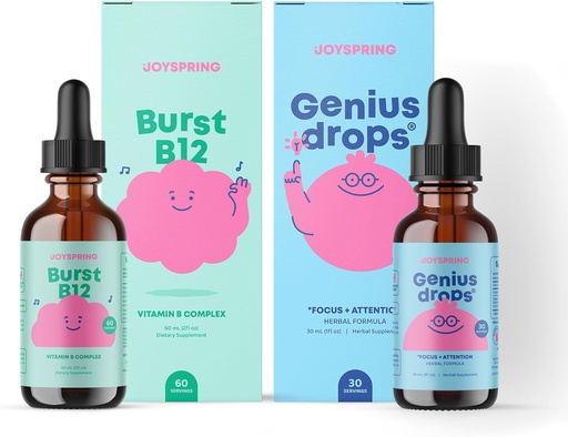 [BRSRAAT4BAMGO2YZ] JoySpring Complexe Liquid B et Genius Focus Drops pour les enfants