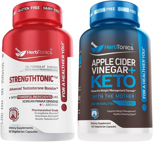 [BRSROGD4AQCA4CDH] Testosterone Booster for Men Male Enhancing Pills - Enlargement Supplement Increase Size, Energy Strength & Stamina Enhancement Ginseng Pill | Apple Cider Vinegar Capsules Plus Keto BHB | Fat Burner