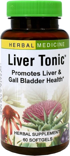 [BRSWIYYMAAIR2ELY] Herbs Etc. Liver Tonic - Gallbladder Health Supplement with Herbal Formula - Aid Overall Liver Health with Milk Thistle, Schisandra & Oregon Grape - Support a Healthy Liver - 60 Softgels