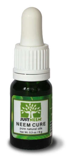[BRSWIZT2AIJWO236] justneem Neem Cure Oil - Natural - Best on Acne, Psoriasis, Eczema, Rosacea, Cold Sores, Toe Nails, Bug and Spider Bites and Other Skin Irritations. with Dropper Cap Applicator. - 0.3 oz