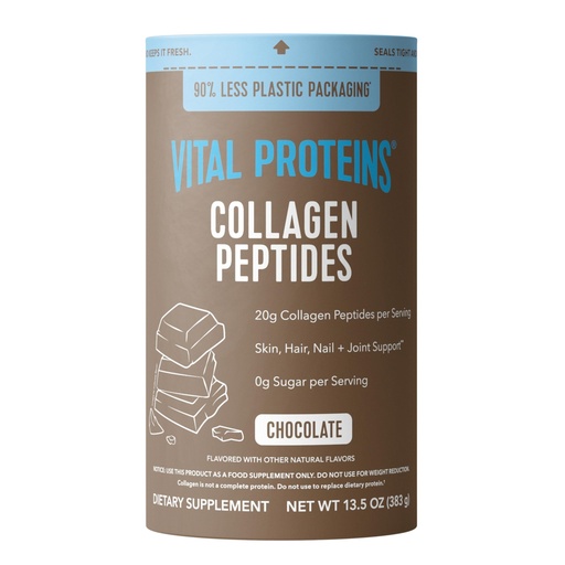 [BRSW22Q3DNYWGDY7] Vital Proteins Collagen Peptides Powder - Chocolate Powder for Hair, Nail, Skin, Bone & Joint Health, 13.5oz
