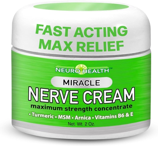 [BRSRMZDQC4CWC2DB] Miracle Nervi Cream - Putere maxima - Turmeric si Arnica Blend pentru Neuropatie Discomfort Relief - Soothing Foot & Hand Formula cu MSM, B6, E - Made in USA
