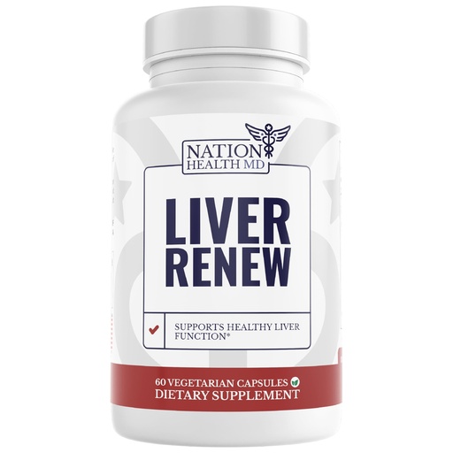 [BRSROHACAAMBMDY7] Liver Renew - Liver Cleanse Detox & Repair - Liver Support Supplement with Artichoke Extract, Milk Thisle, Dandelion and Turmeric (1 Bottle)
