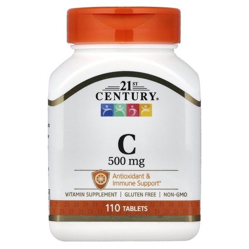 [BRSWIZQ2AB7GA3DY] 21st Century C 500 Mg Tablets, 110 Count