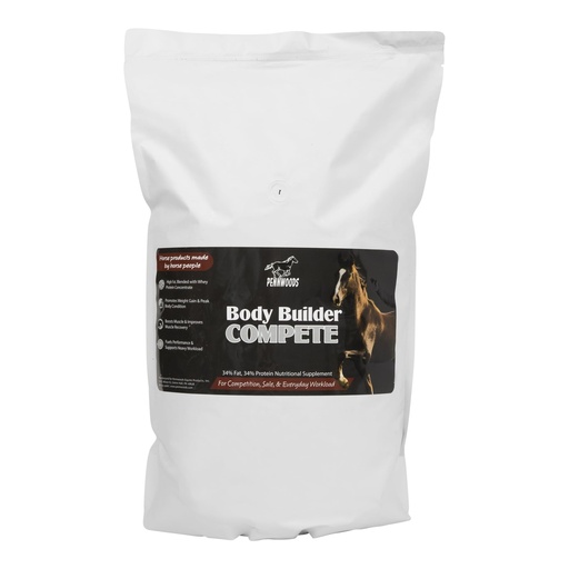 [BRSROCTYBMOQK2T3] Pennwoods Body Builder Compete Advanced Horse Weight Gain Supplement, High Fat & Energy Formula for Competition & Sale Prep, Body Conditioning Support, Ideal for Hard Keepers, 11 lb Bag