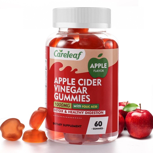[BRSRA2Y6BEBGEHT5] Apple Cider Vinegar Gummies, Metabolism Gummy with 1000mg AVC & Vitamin B6 Vitamin B12, ACV Gummies for Metabolism, Digestion, Detox, Gut & Immune Health, 60 Counts