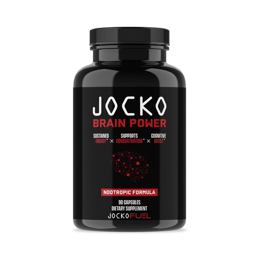 [BRSWGGAYDN6WOFLO] Jocko Fuel Brain Power - Nootropic Dietary Supplements for Memory & Focus wiht L Theanine, L Carnitine- Energy & Focus Supplement (90 Capsules)