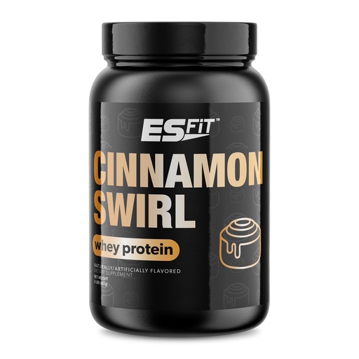 [BRSRMYDQAR7BEAL6] Whey Protein Powder - Post Workout Whey Protein Isolate for Muscle Recovery, Non-GMO, Superior Taste, BCAAs, Tested and Certified, Cinnamon Swirl, 2 Pounds