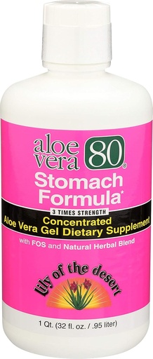 [BRSWIZDYCQBG2GDO] Aloe 80 有机胃公式, 32 Ounce